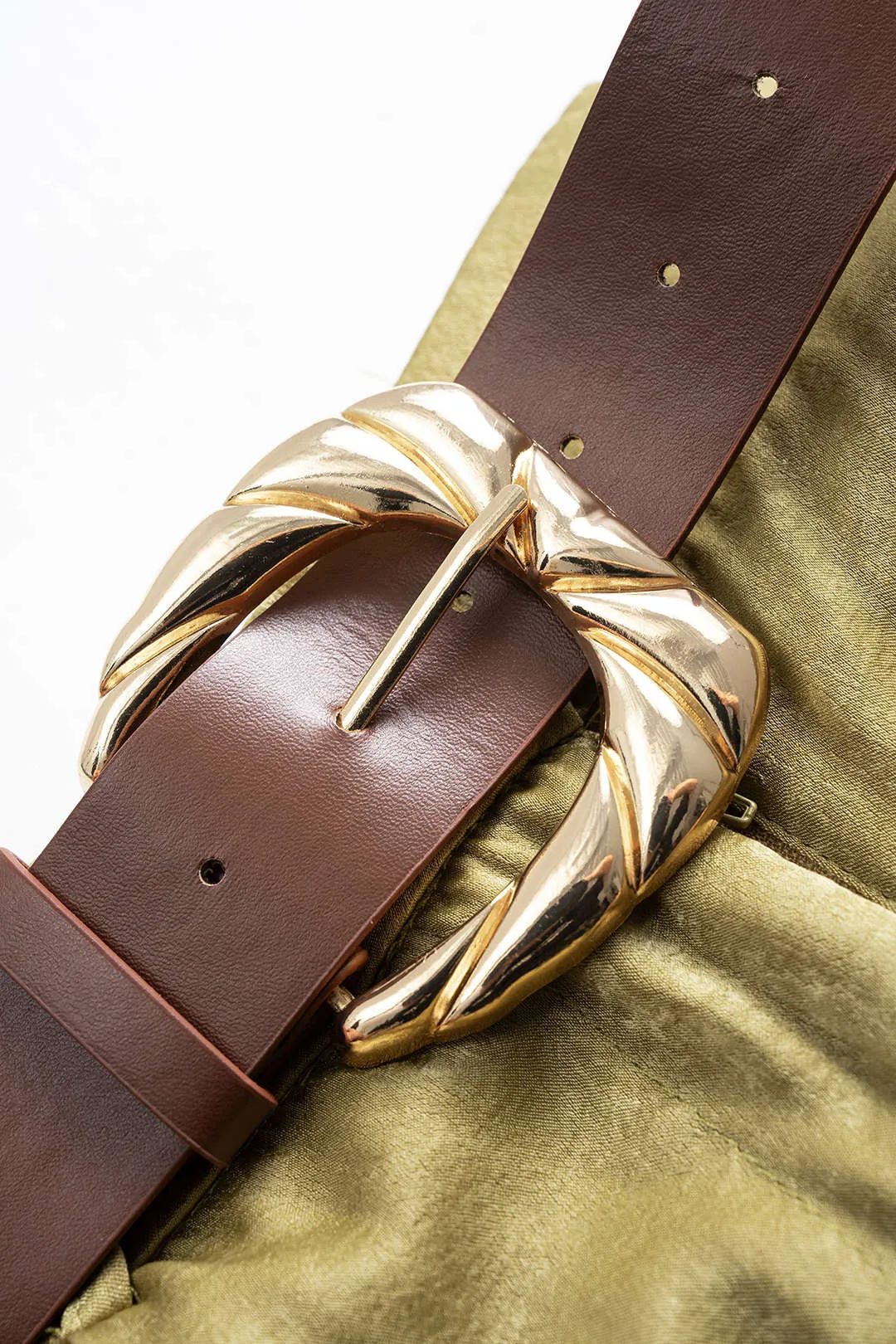 Satin Belted Wide Leg Trousers sold by Micas product image thumbnail 3