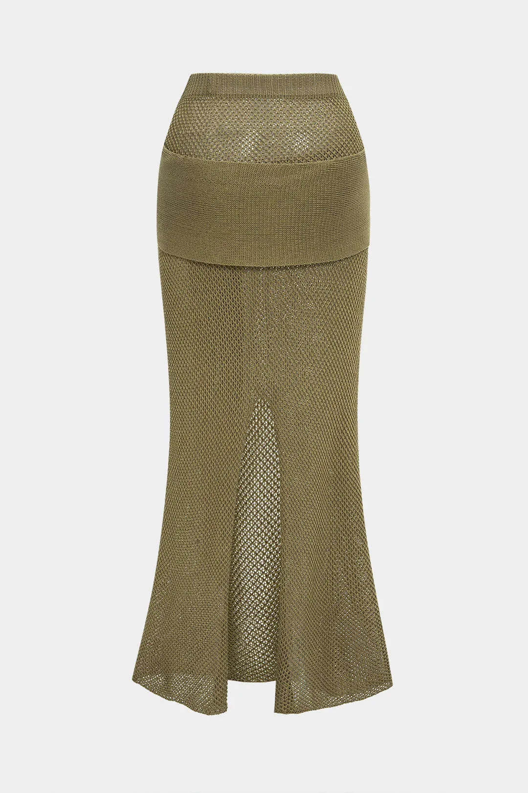 Knit Tie-Up Knotted Split Skirt sold by Micas product image thumbnail 2