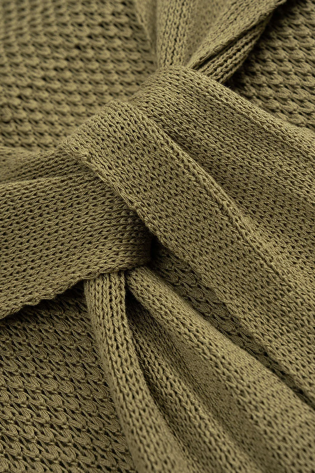 Knit Tie-Up Knotted Split Skirt sold by Micas product image thumbnail 3