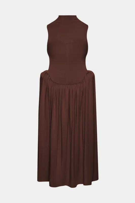 Plus Size Ruched Sleeveless Maxi Dress sold by Micas