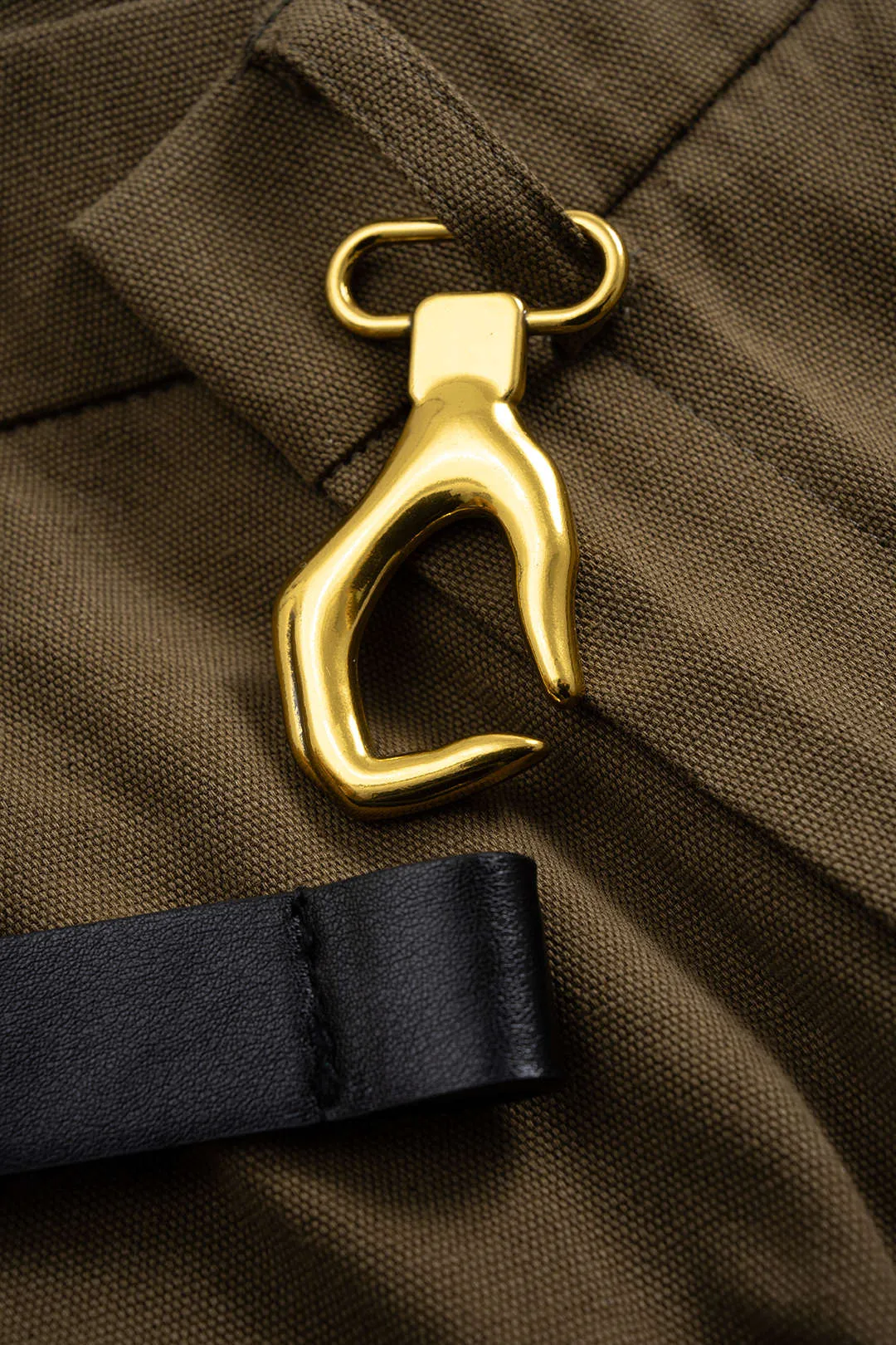 Asymmetrical Metallic Decor Barrel Trousers sold by Micas product image thumbnail 3