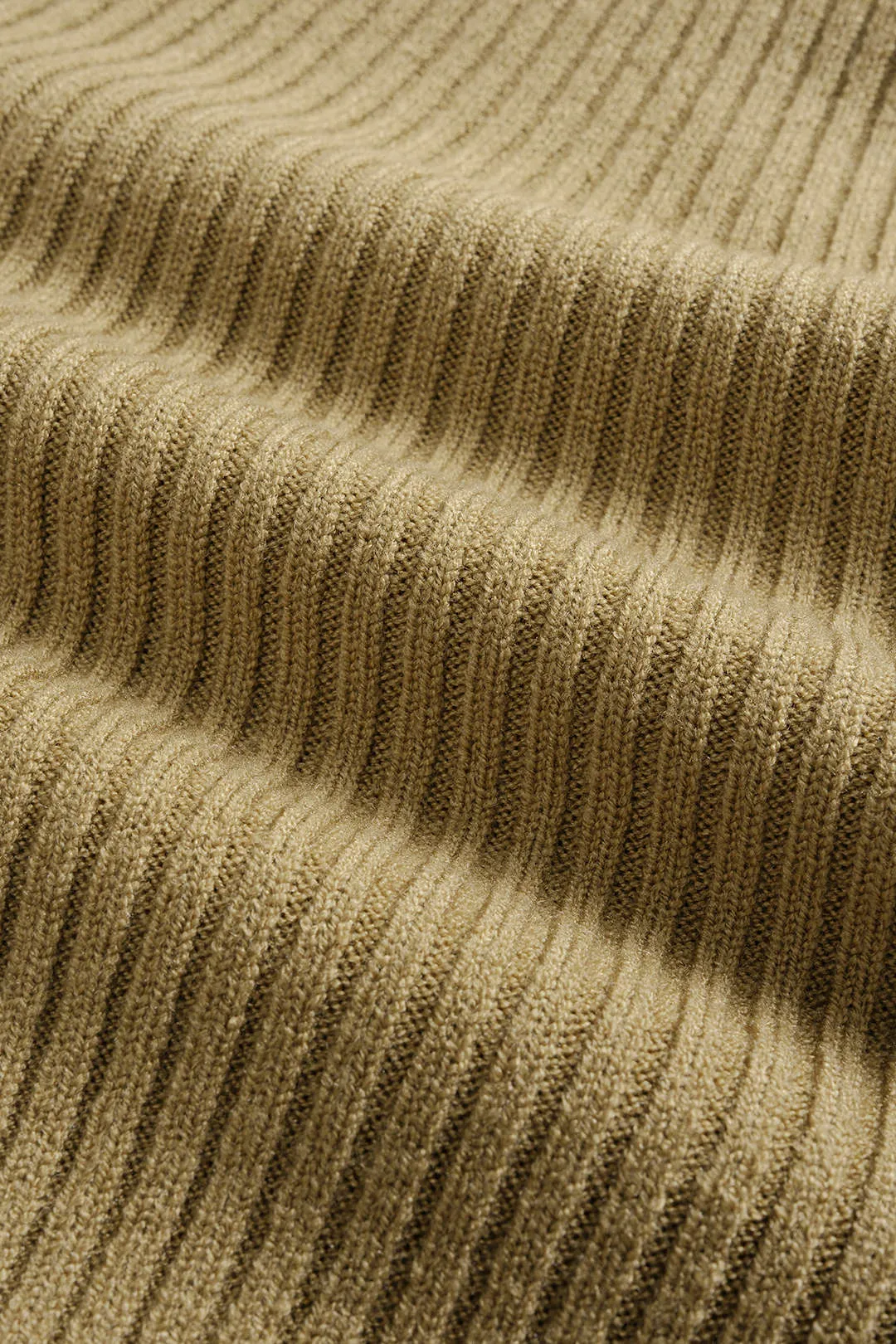 Knit Contrast Asymmetrical Metallic Button Short-Sleeve Top sold by Micas product image thumbnail 4