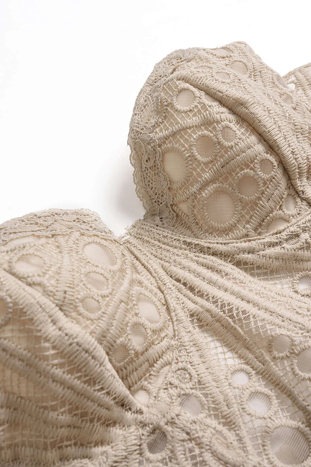 Lace Trim Bustier Corset Tie-Back Cami Top sold by Micas product image thumbnail 3