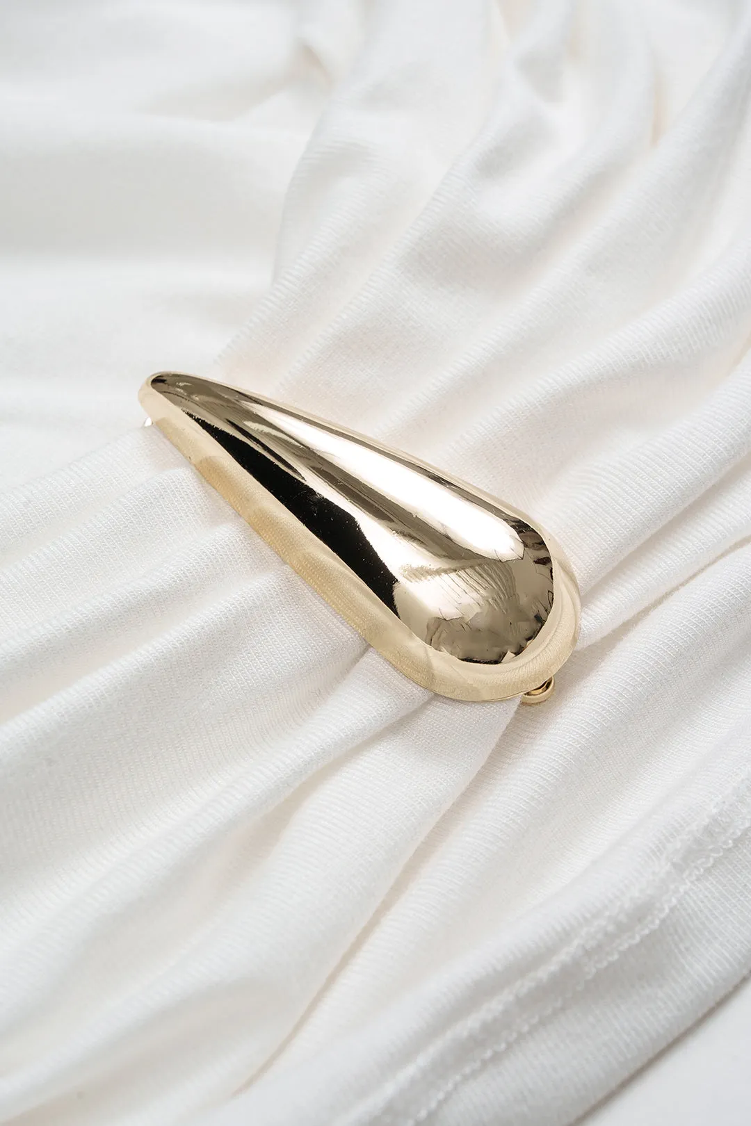 Asymmetrical Metallic Ruched Tank Top sold by Micas product image thumbnail 3