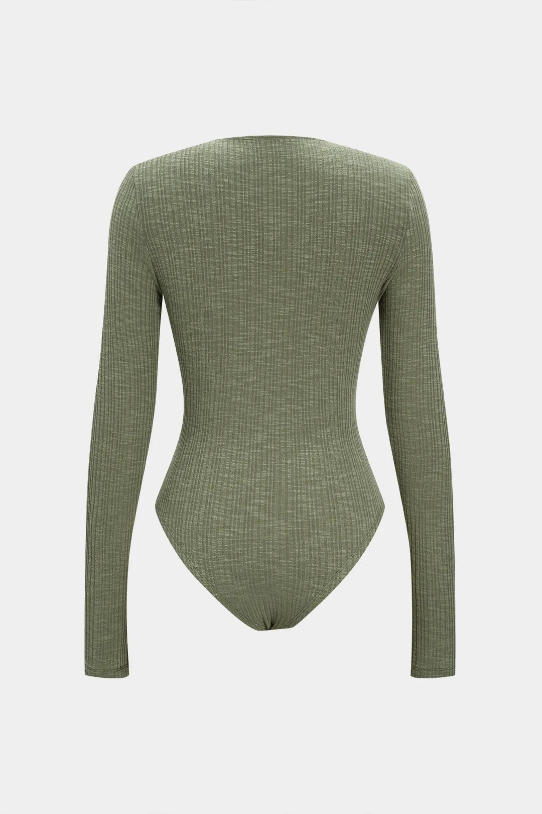 Metallic Decor Asymmetrical Long Sleeve Bodysuit sold by Micas product image thumbnail 2