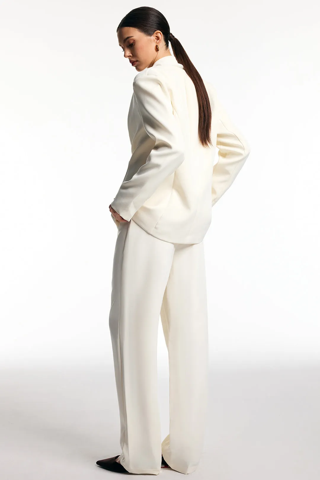 Solid Pocket Straight Leg Trousers sold by Micas product image thumbnail 2