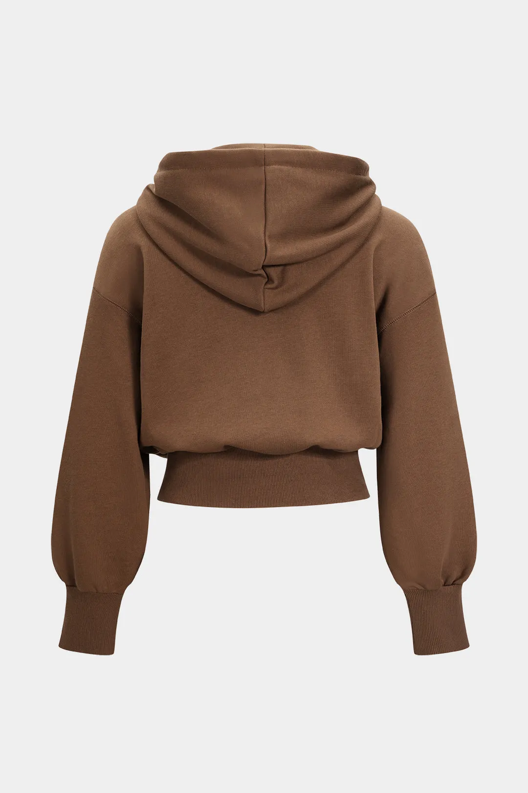 Solid Drawstring Hoodie sold by Micas product image thumbnail 2