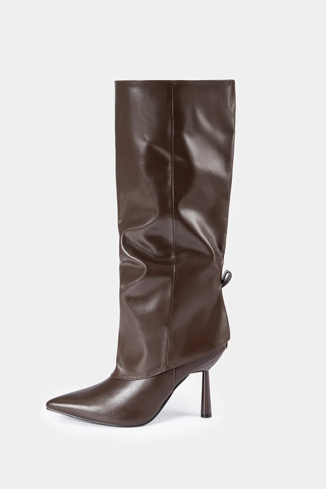 Leather Pointed Toe Mid-Calf Boots sold by Micas product image thumbnail 4