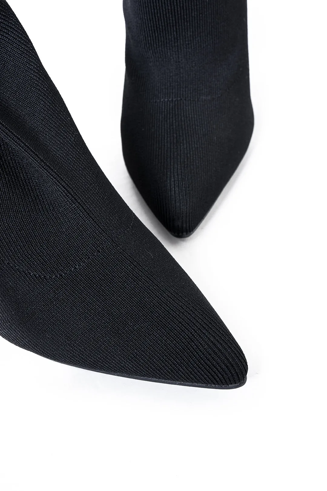 Pointed Toe Knee High Boots sold by Micas product image thumbnail 3