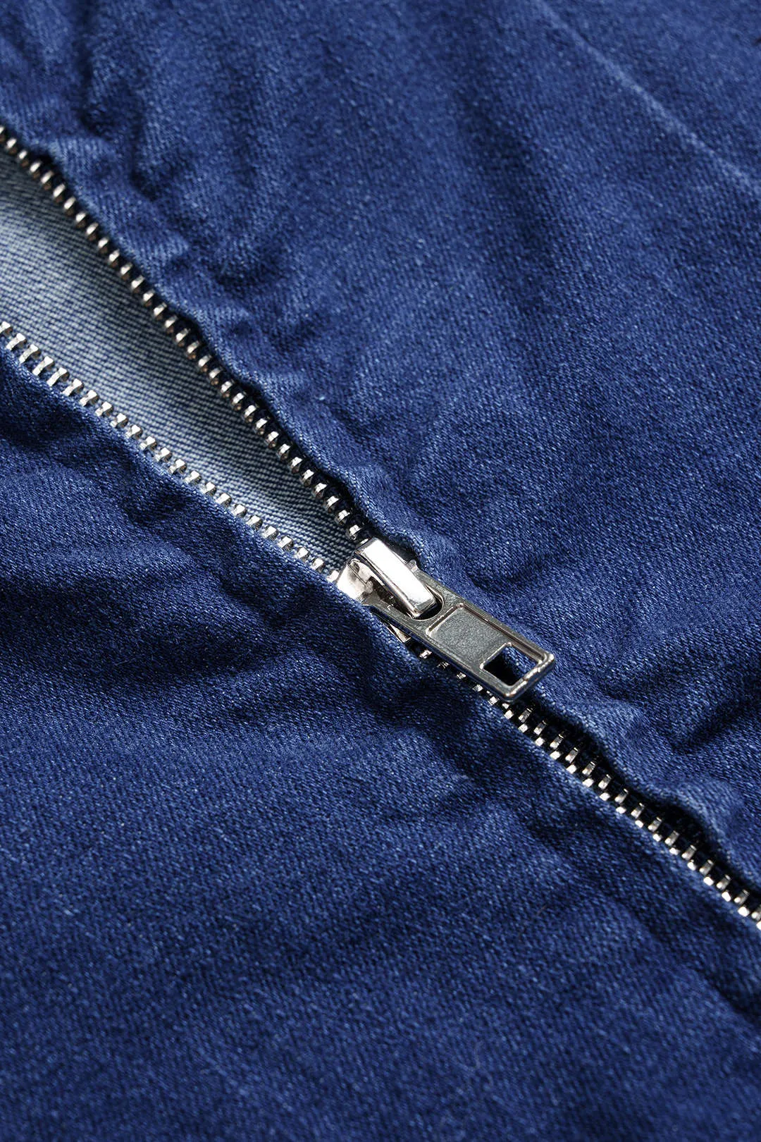 Denim Backless Zipper Sleeveless Dress sold by Micas product image thumbnail 3