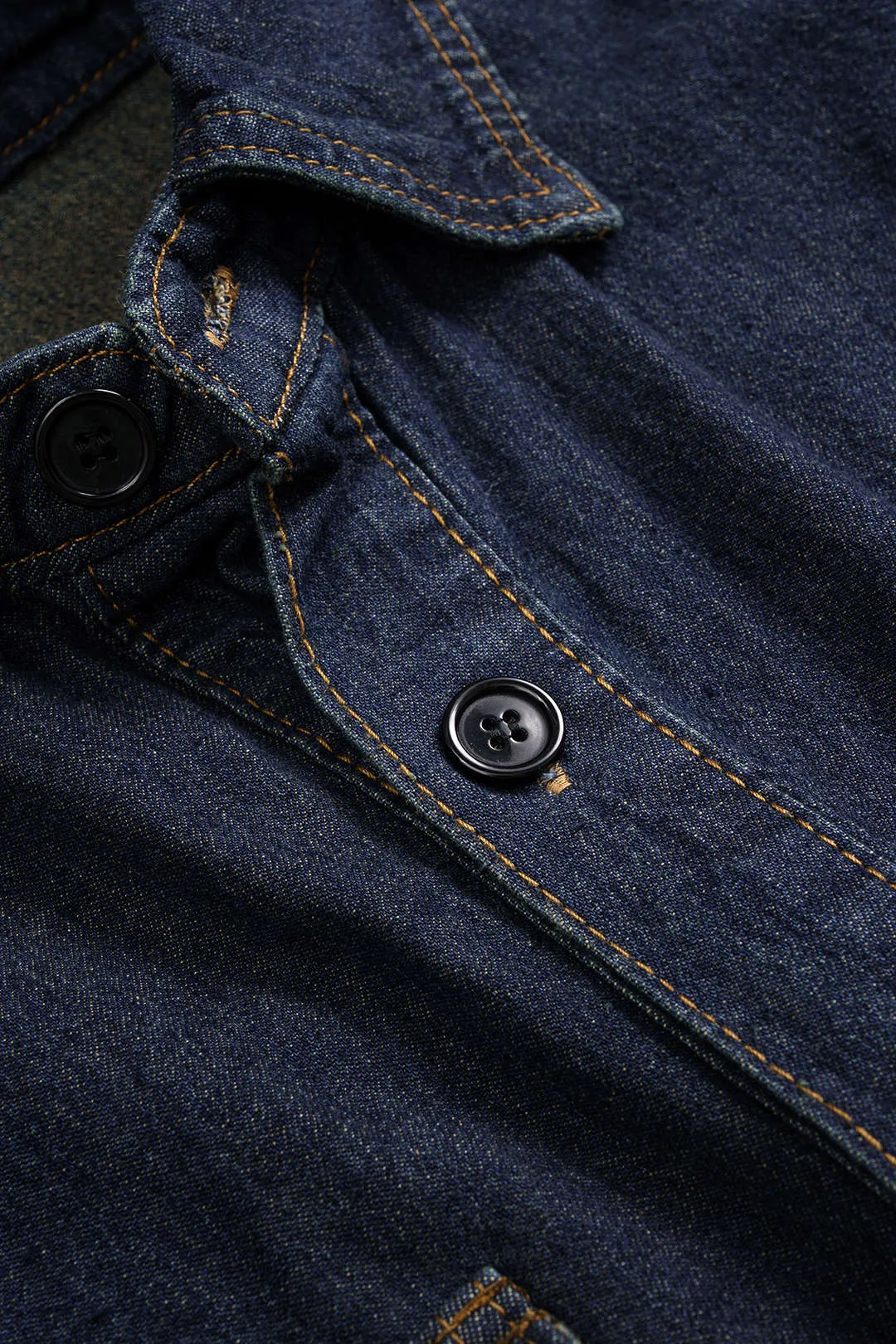 Denim Asymmetrical Metallic Buckle Outerwear sold by Micas product image thumbnail 3