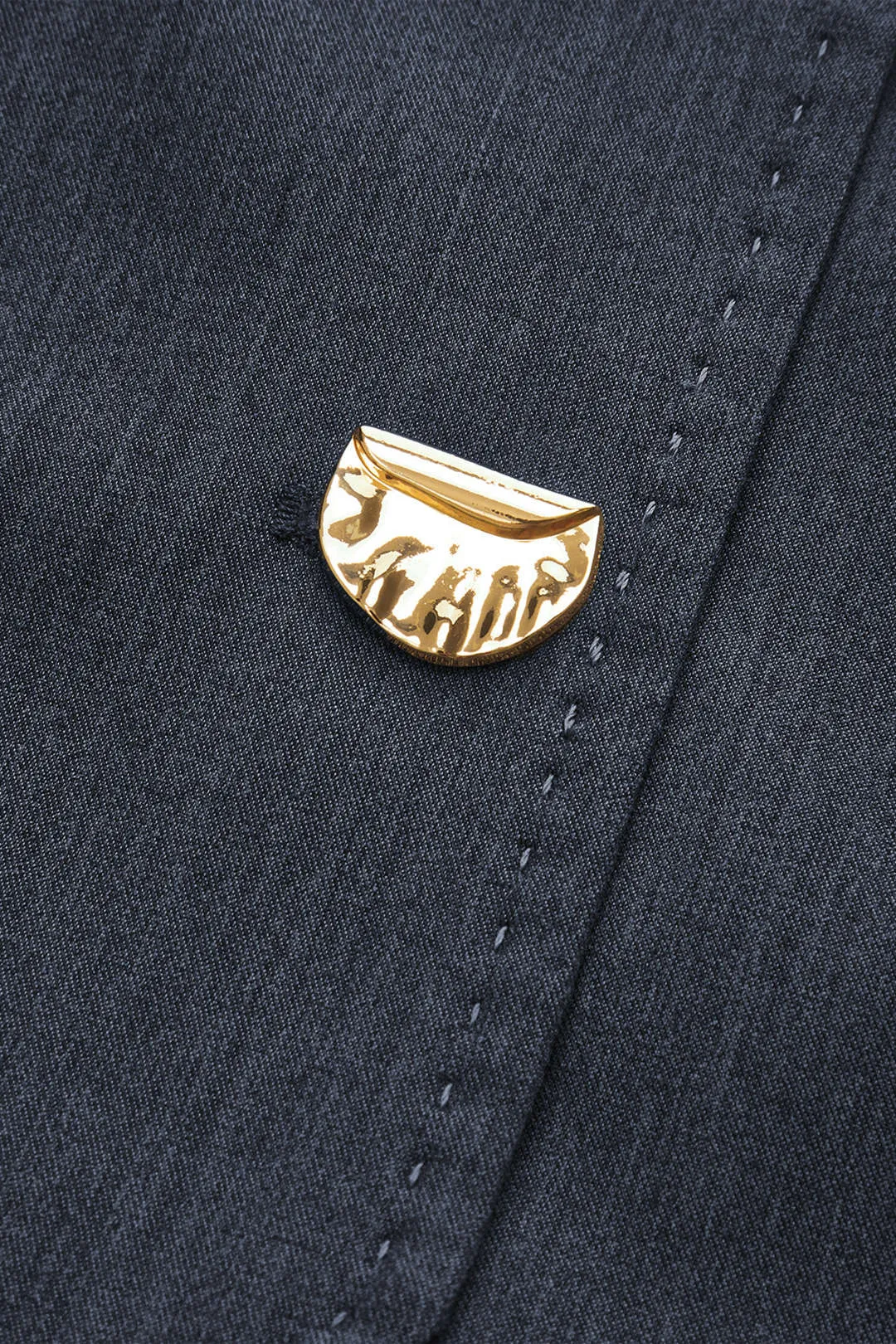 Metallic Button V-Neck Vest sold by Micas product image thumbnail 3