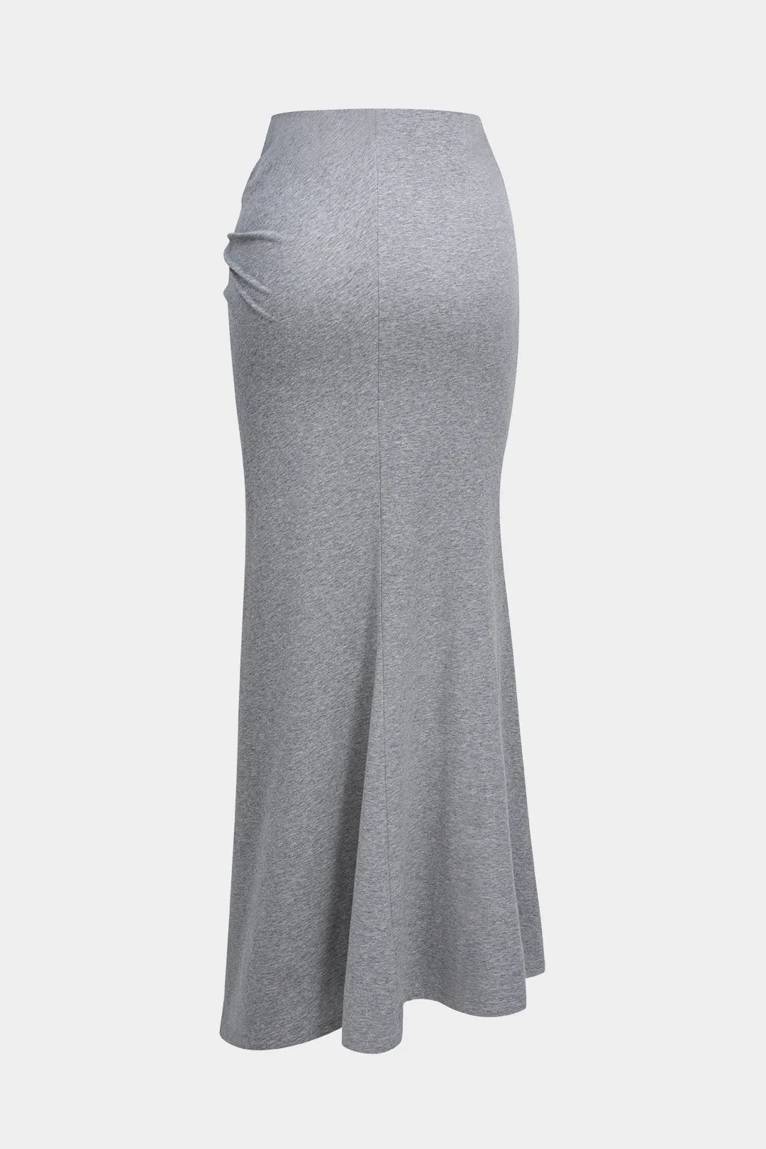 Asymmetrical Ruched Split Skirt sold by Micas product image thumbnail 2