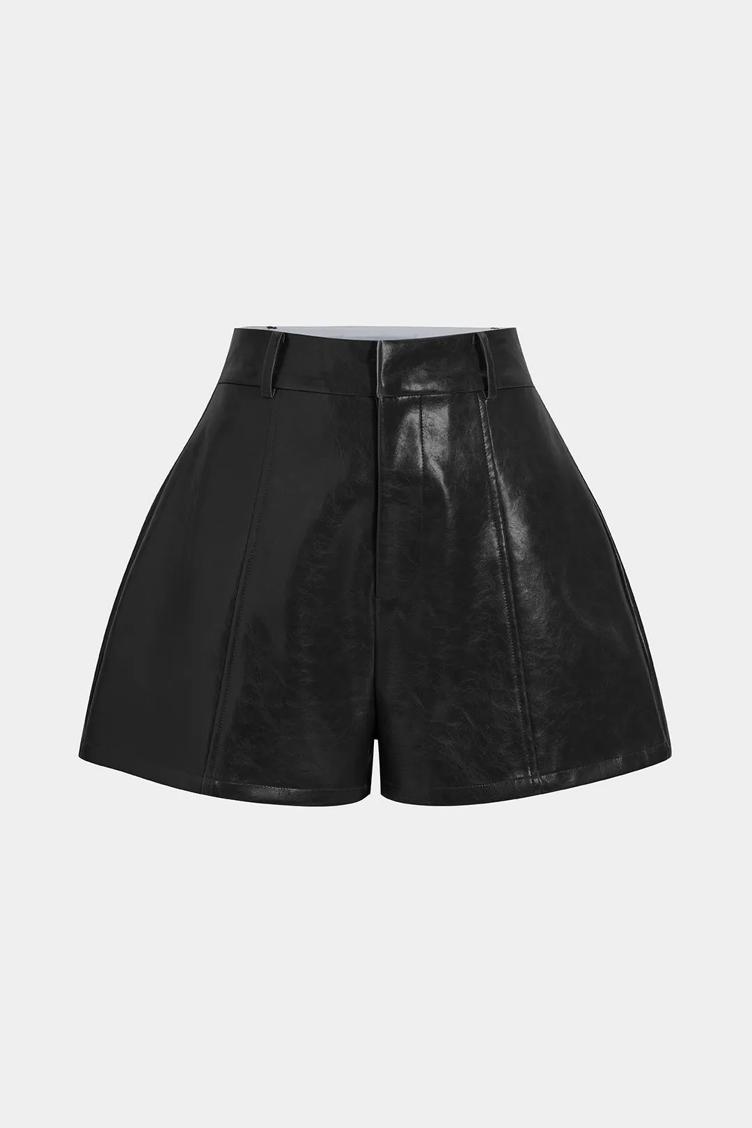 Faux Leather High Waist Shorts sold by Micas product image thumbnail 5