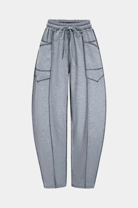 Drawstring Barrel Trousers sold by Micas