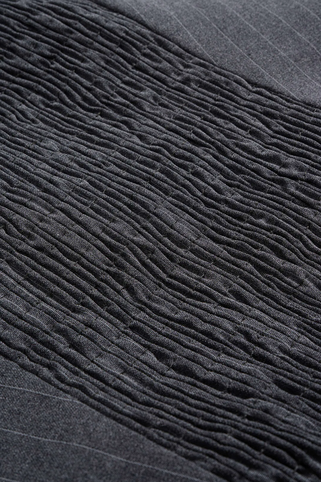 Smocked Zipper Tube Top And Button Mini Skirt Set sold by Micas product image thumbnail 4