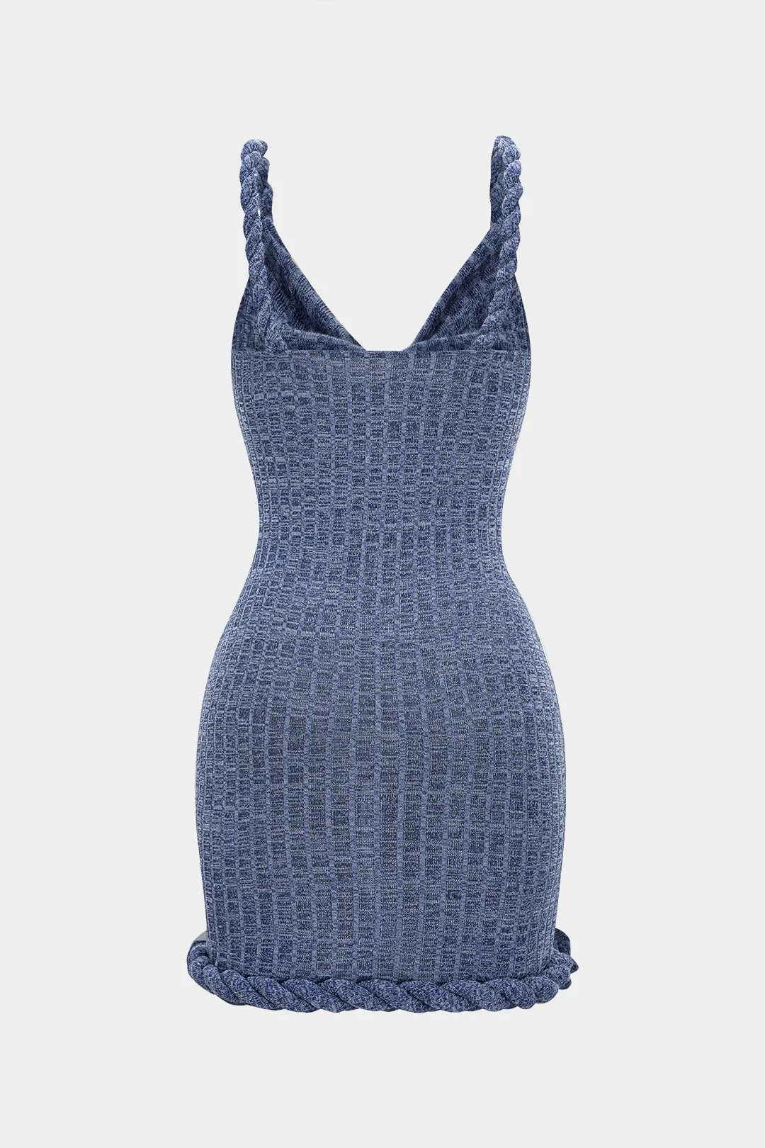 Cowl Neck Twist Knot Sleeveless Mini Dress sold by Micas product image thumbnail 2