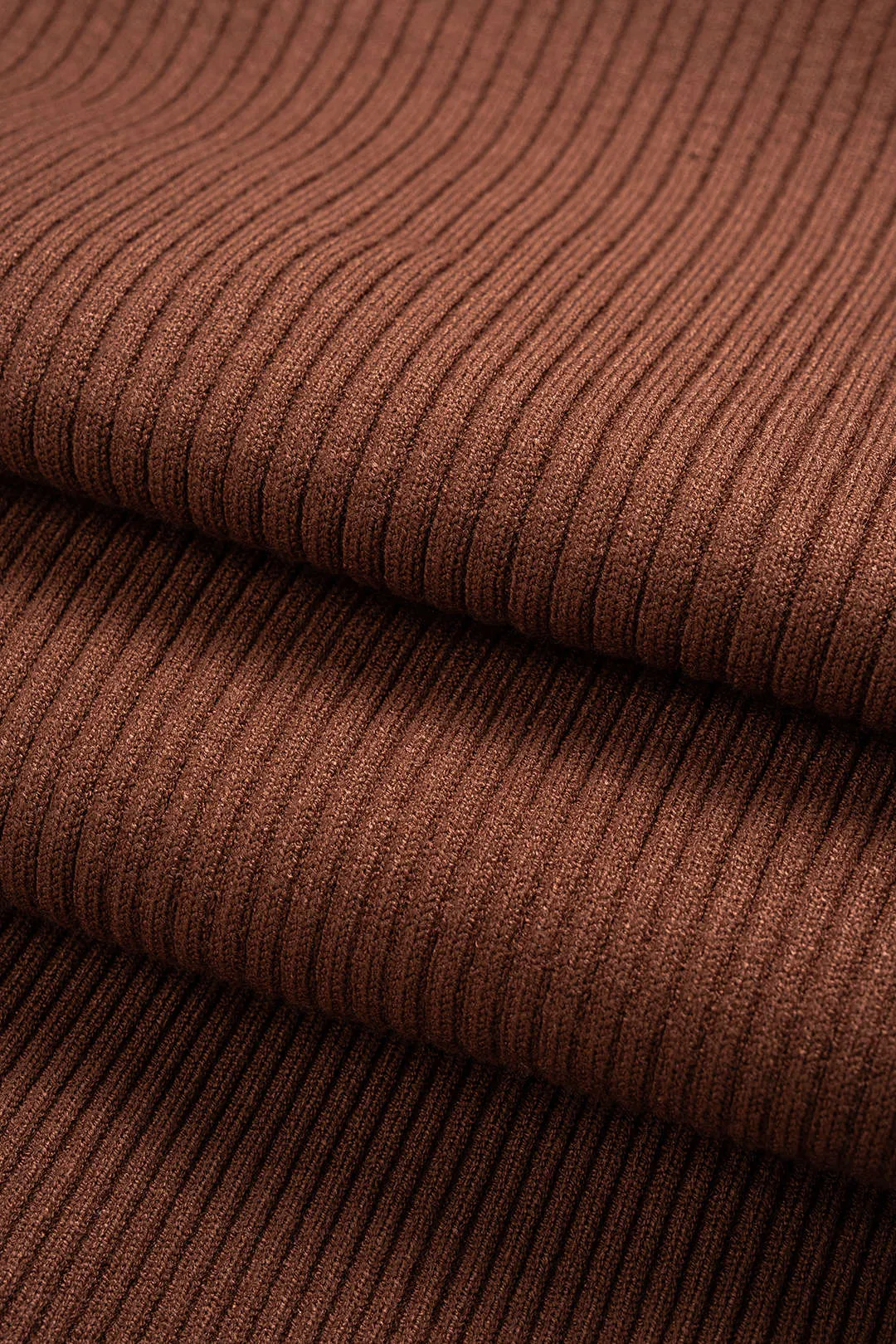 Knit Metallic Buckle V-Neck Gigot Sleeve Slit Cardigan sold by Micas product image thumbnail 5