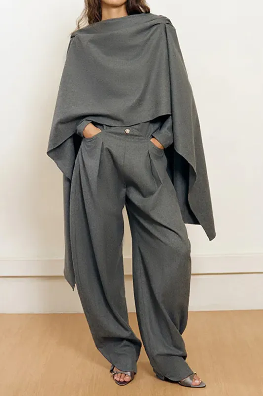 Ruched Pocket Barrel Trousers sold by Micas