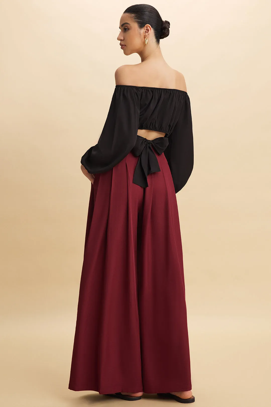 Pleated Wide Leg Trousers sold by Micas product image thumbnail 4