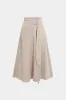 Stripes Print High Waist Tie-Up Skirt sold by Micas