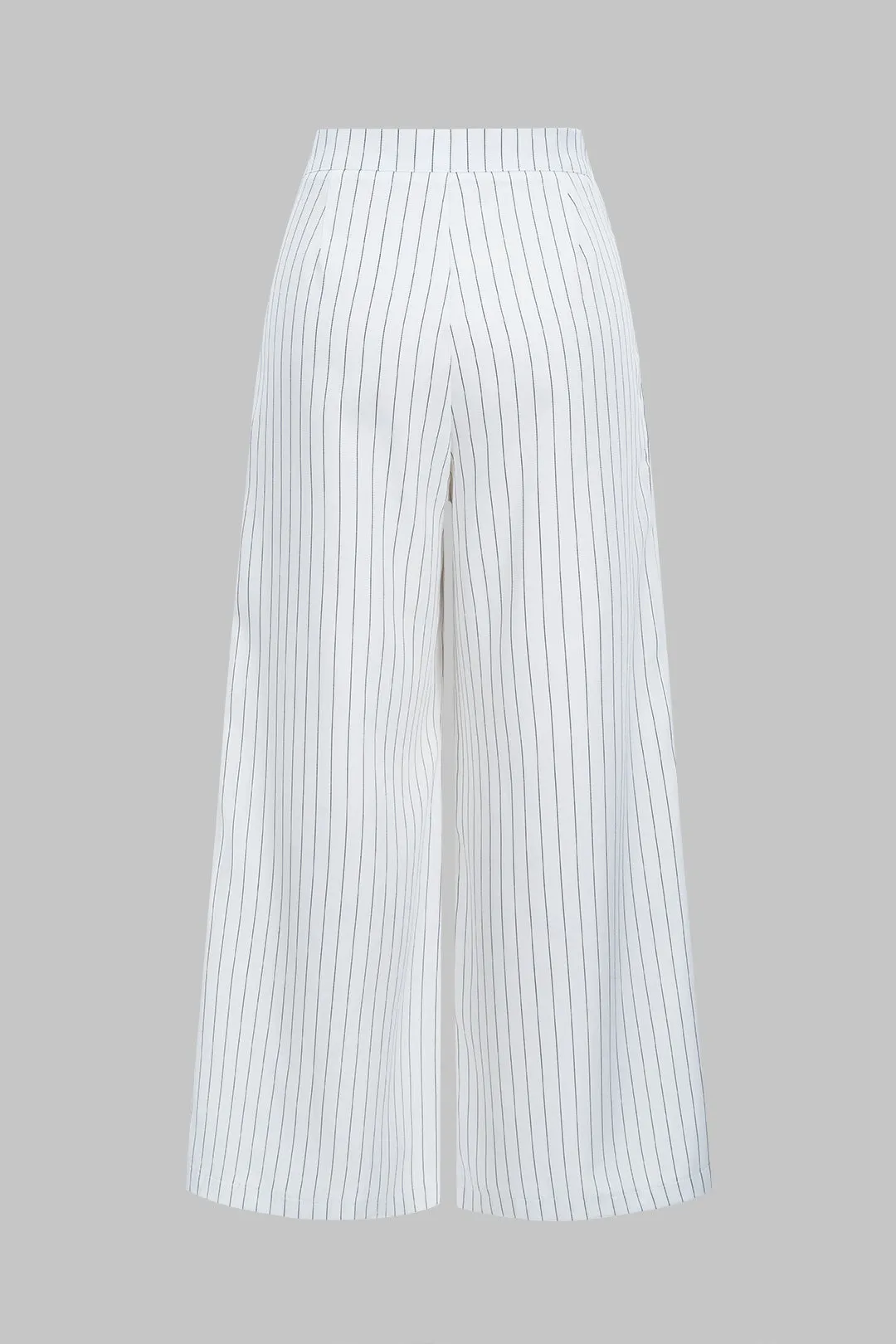 Stripes Print Ruched Wide Leg Trousers sold by Micas product image thumbnail 2