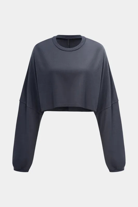 Round Neck Long Sleeve Sweatshirt sold by Micas