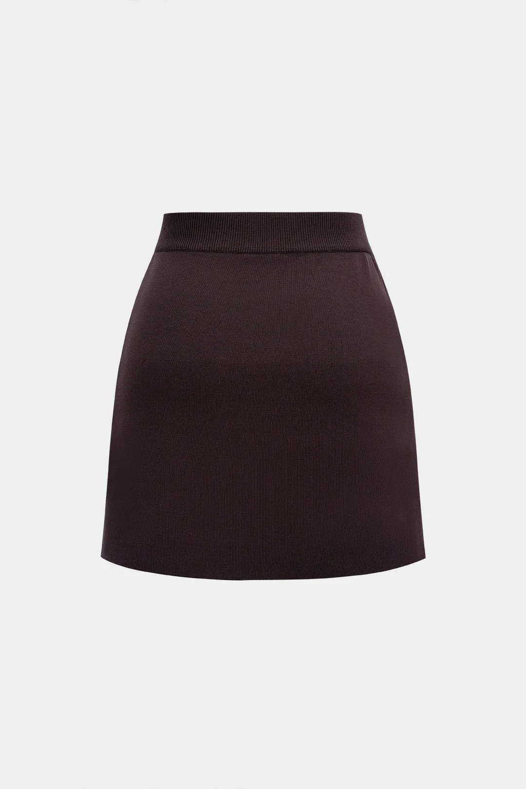 Knit Metallic Decor Pleated Skirt sold by Micas product image thumbnail 2