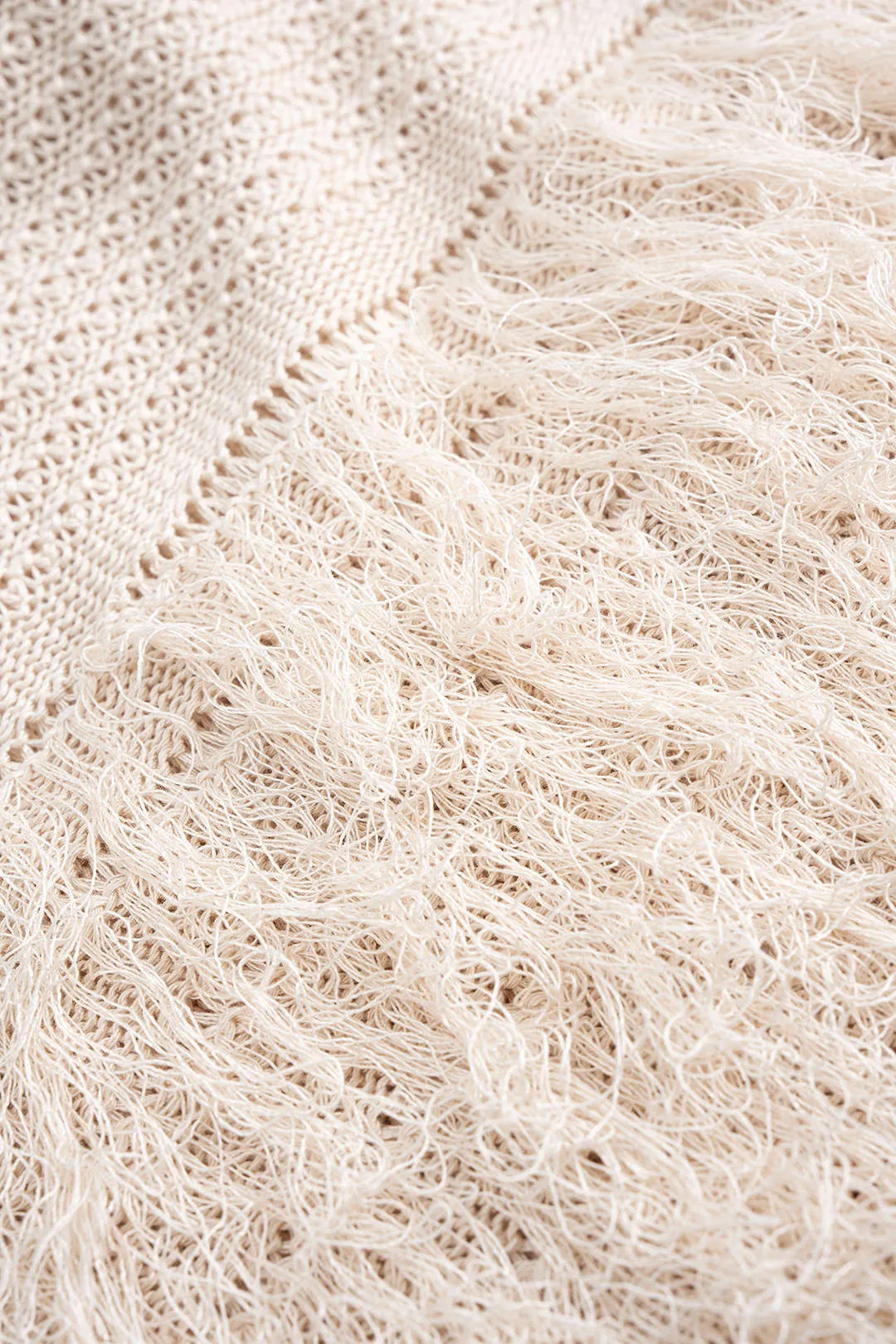 Knit Fringe V-Neck Sleeveless Dress sold by Micas product image thumbnail 4