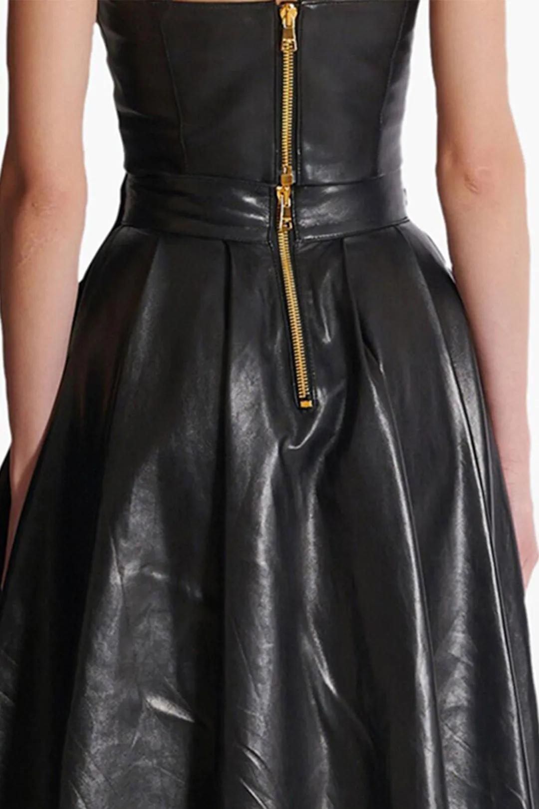 Faux Leather Metallic Chain Cami Top sold by Micas product image thumbnail 2