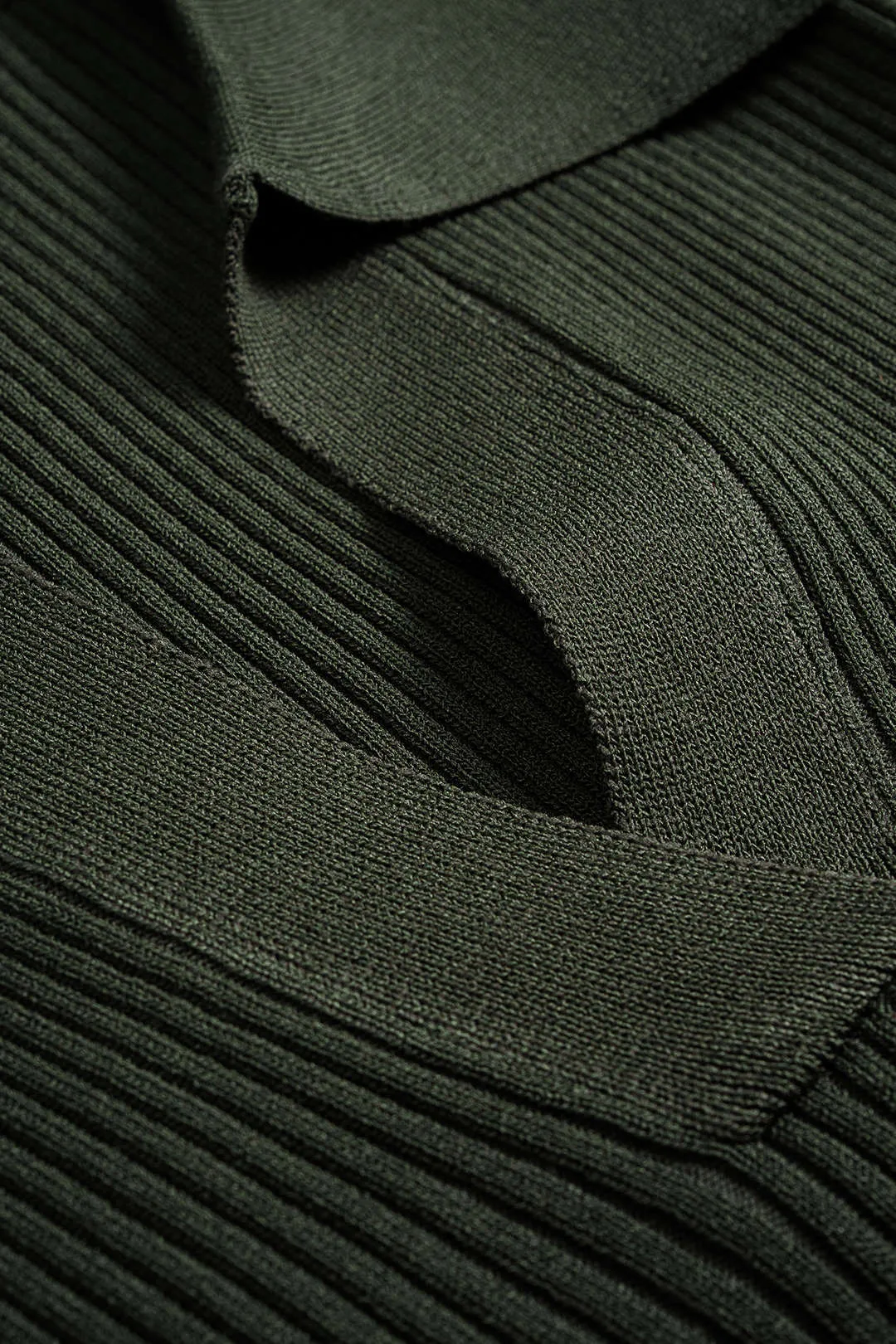 Knit V-Neck Short-Sleeve Top sold by Micas product image thumbnail 3