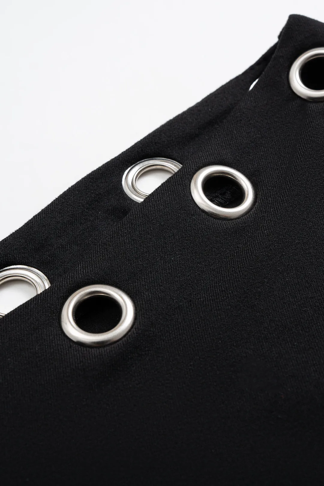 Asymmetrical Neck Cut Out Long Sleeve Mini Dress sold by Micas product image thumbnail 4