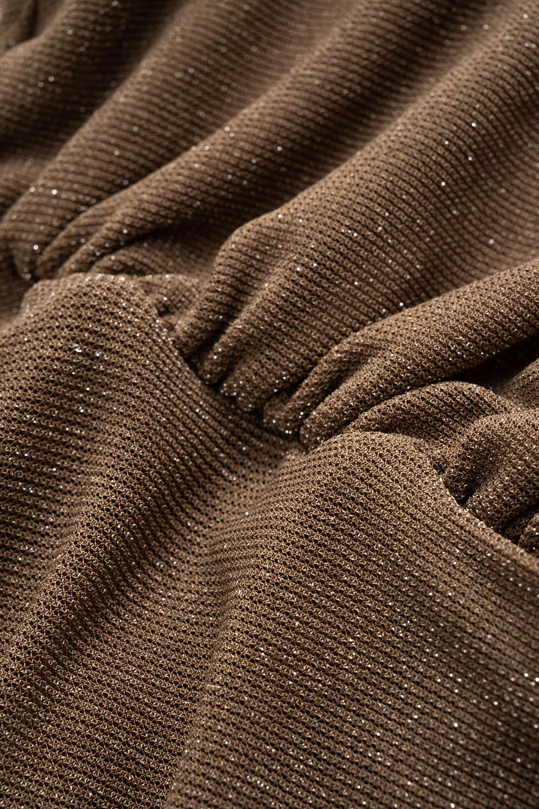 Asymmetrical Neck Cut Out Ruched Long Sleeve Mini Dress sold by Micas product image thumbnail 3