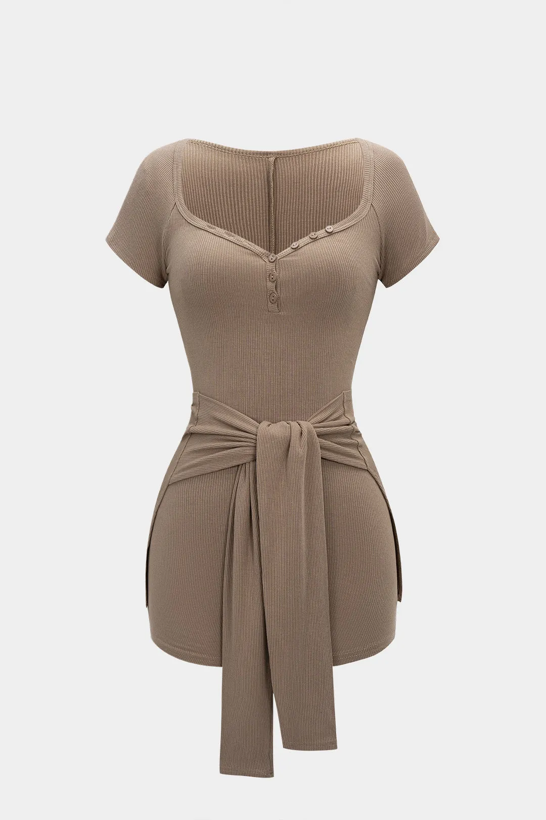 Strappy V-Neck Long Sleeve Romper sold by Micas