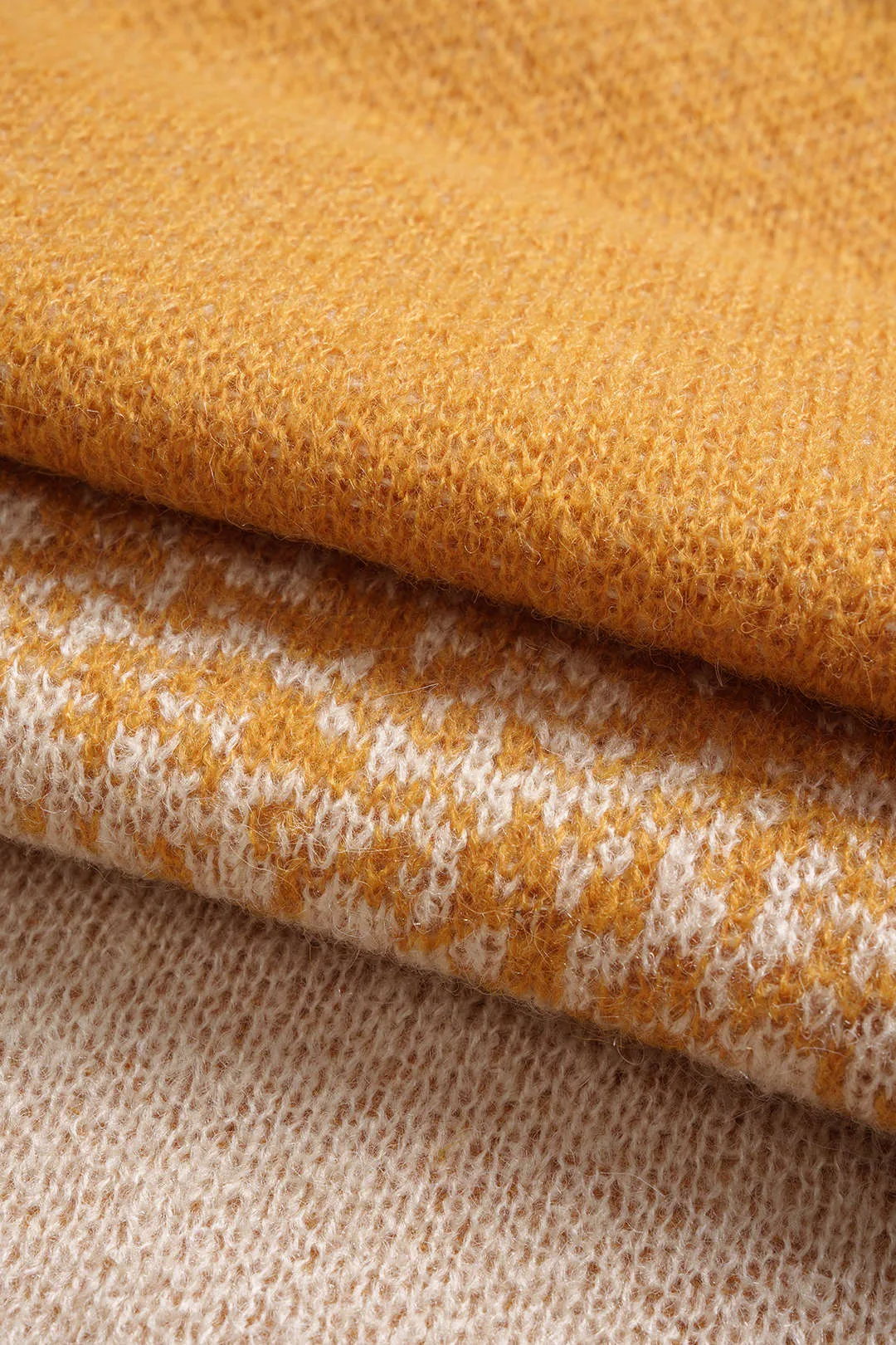 Knit Contrast Long-Sleeve Top sold by Micas product image thumbnail 3