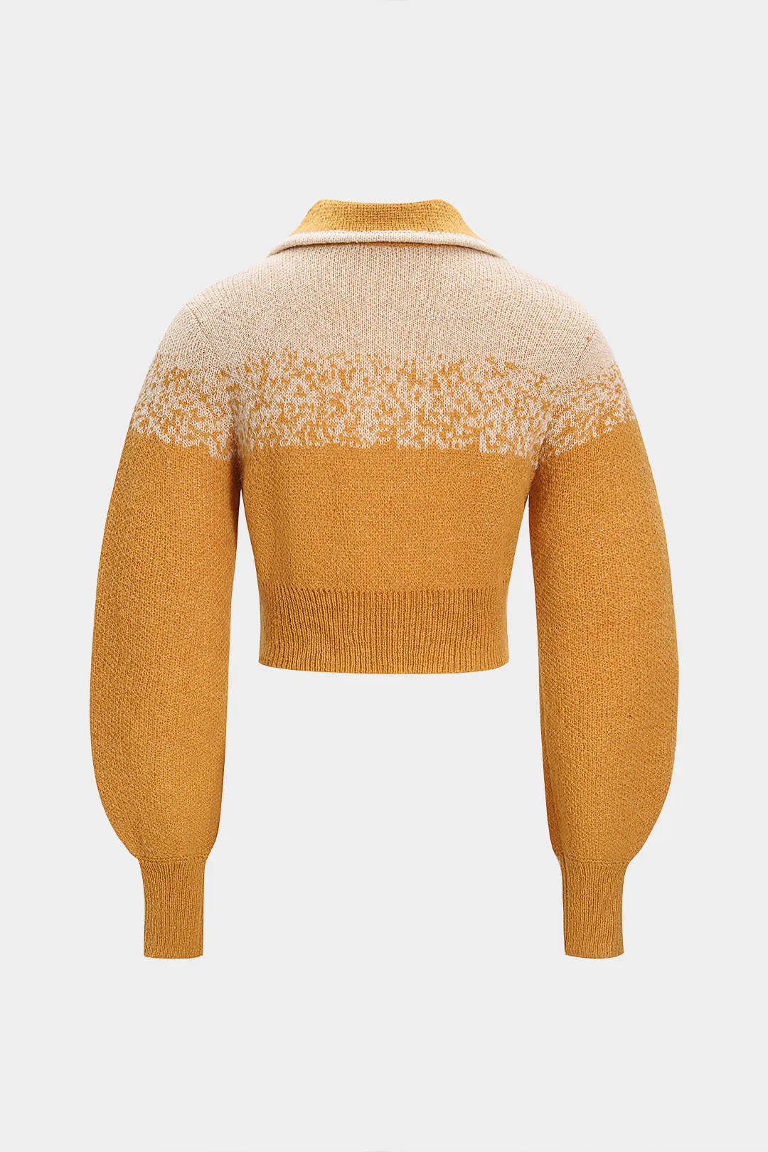 Knit Contrast Long-Sleeve Top sold by Micas product image thumbnail 2
