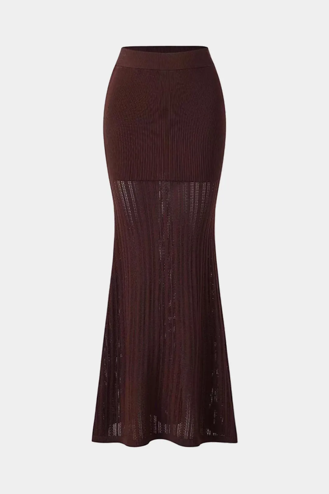 Knit Ribbed Skirt sold by Micas
