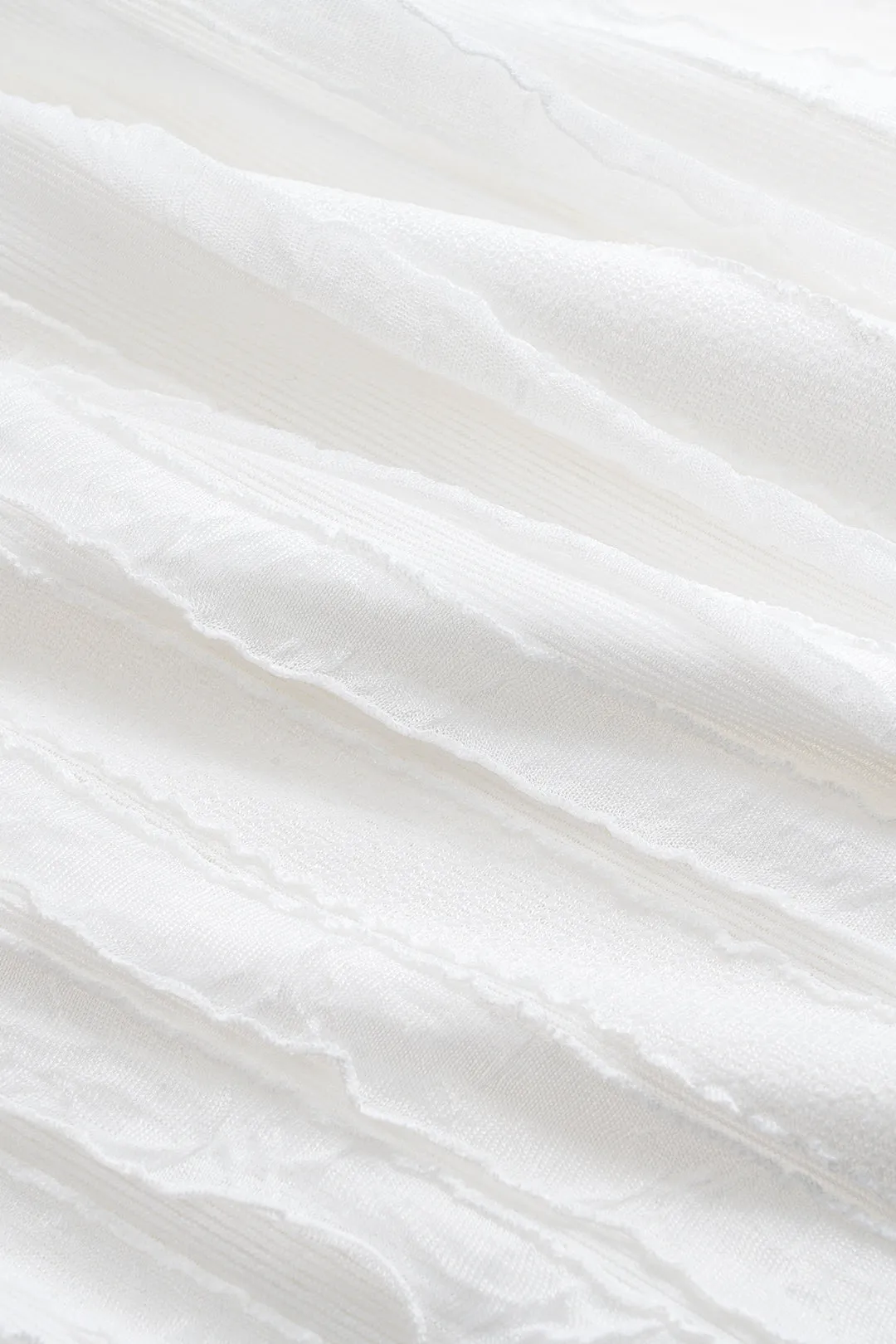 Ruffle Off Shoulder Long-Sleeve Top And Wide Leg Trousers Set sold by Micas product image thumbnail 4