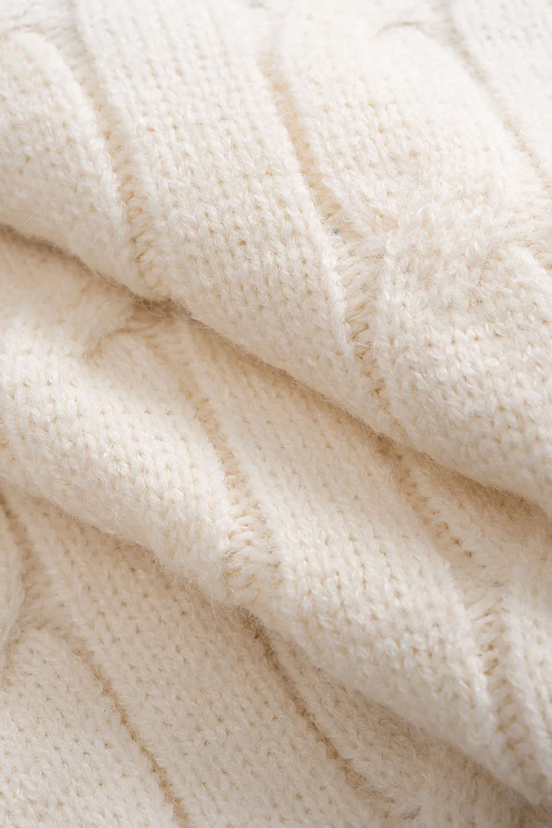 Knit Button Patchwork Long-Sleeve Top sold by Micas product image thumbnail 5