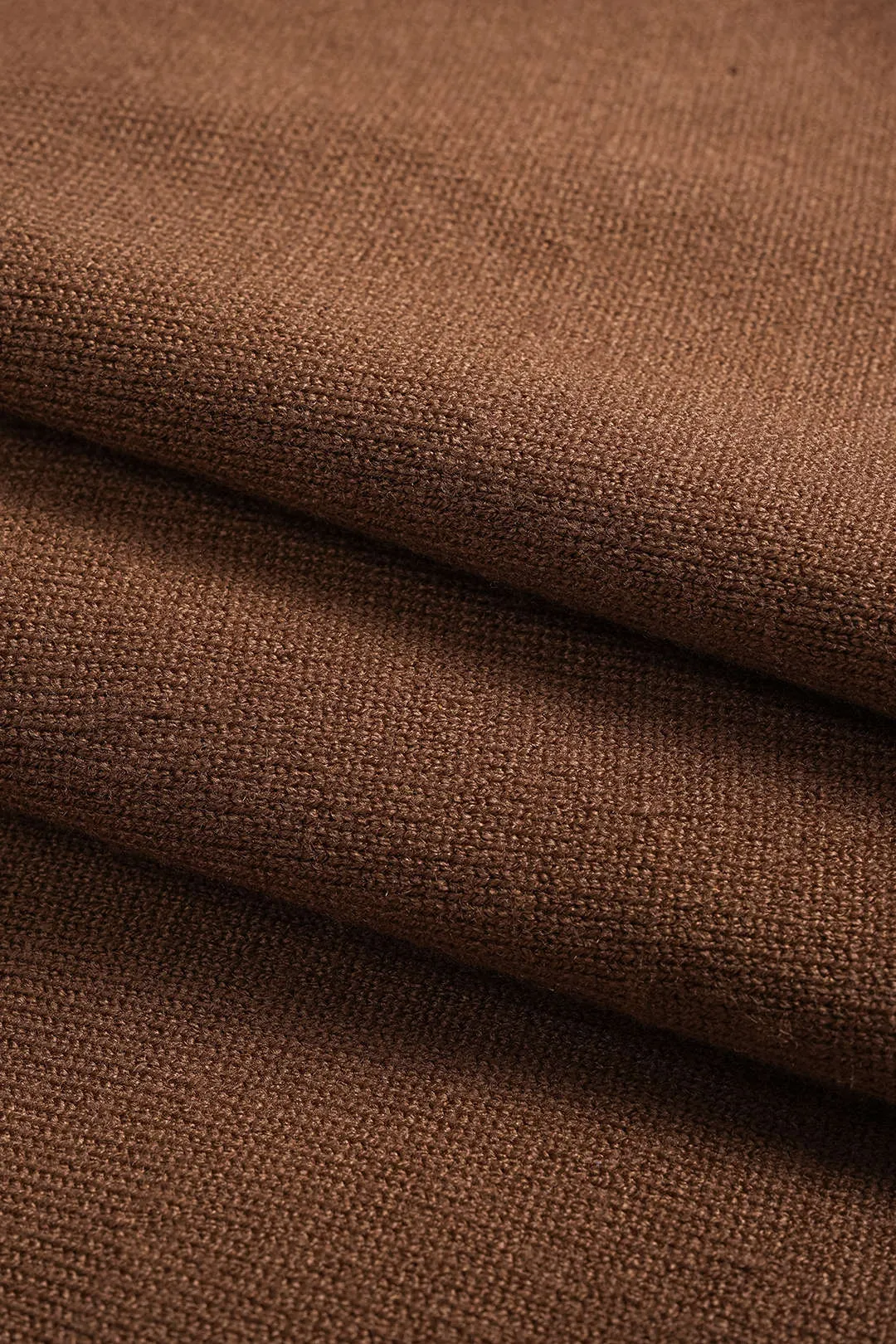 Knit Contrast Whipstitching V-Neck Long-Sleeve Top And Ruffle High Waist Skirt Set sold by Micas product image thumbnail 5