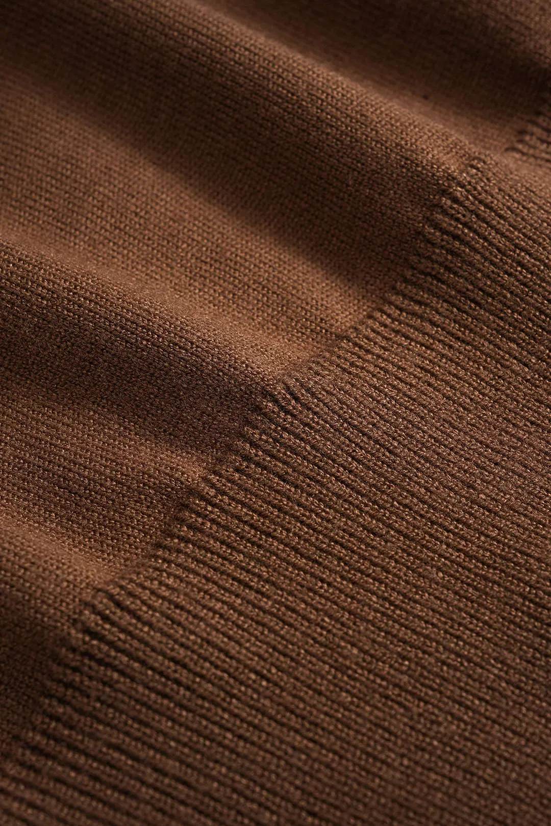 Knit Contrast Whipstitching V-Neck Long-Sleeve Top And Ruffle High Waist Skirt Set sold by Micas product image thumbnail 4