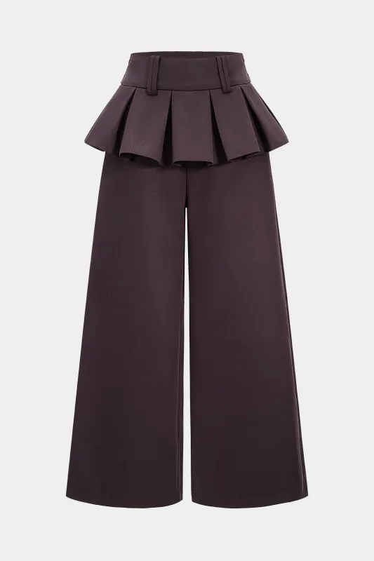 Pleated Wide Leg Trousers sold by Micas