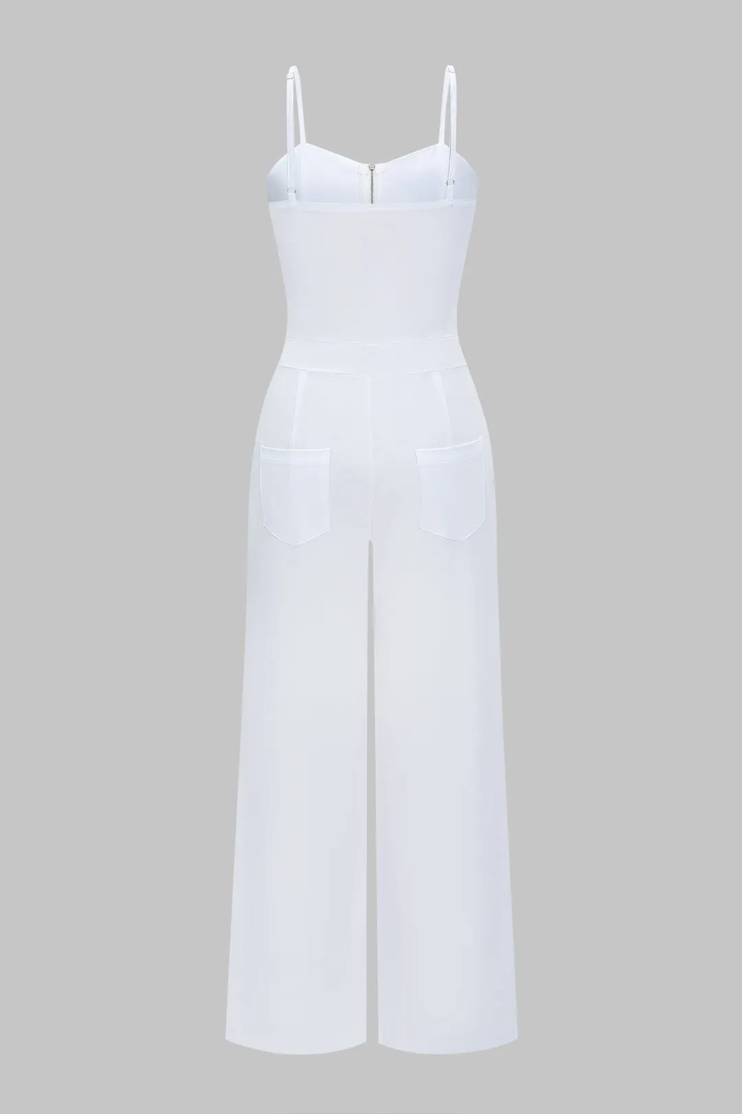 Zipper Pocket Slip Sleeveless Jumpsuit sold by Micas product image thumbnail 2