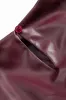 Faux Leather Ruched Cut Out Tank Top sold by Micas