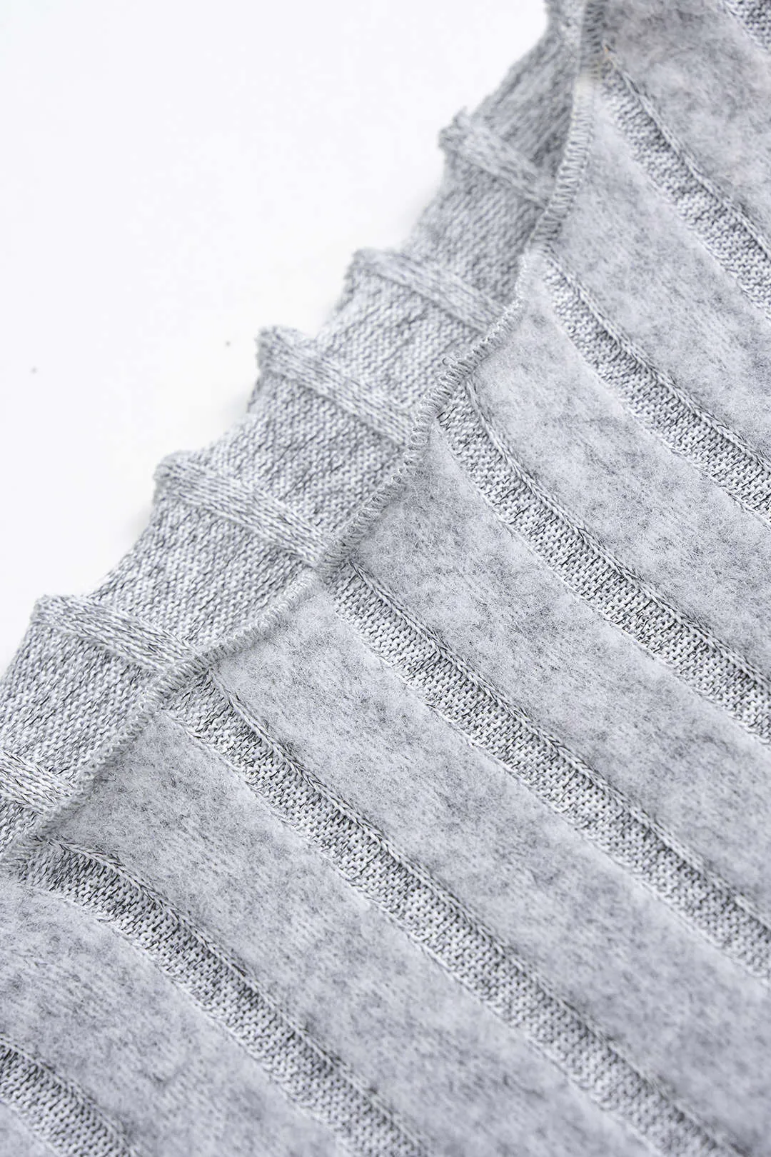 Scallop Edge Ribbed Long Sleeve Bodysuit sold by Micas product image thumbnail 3