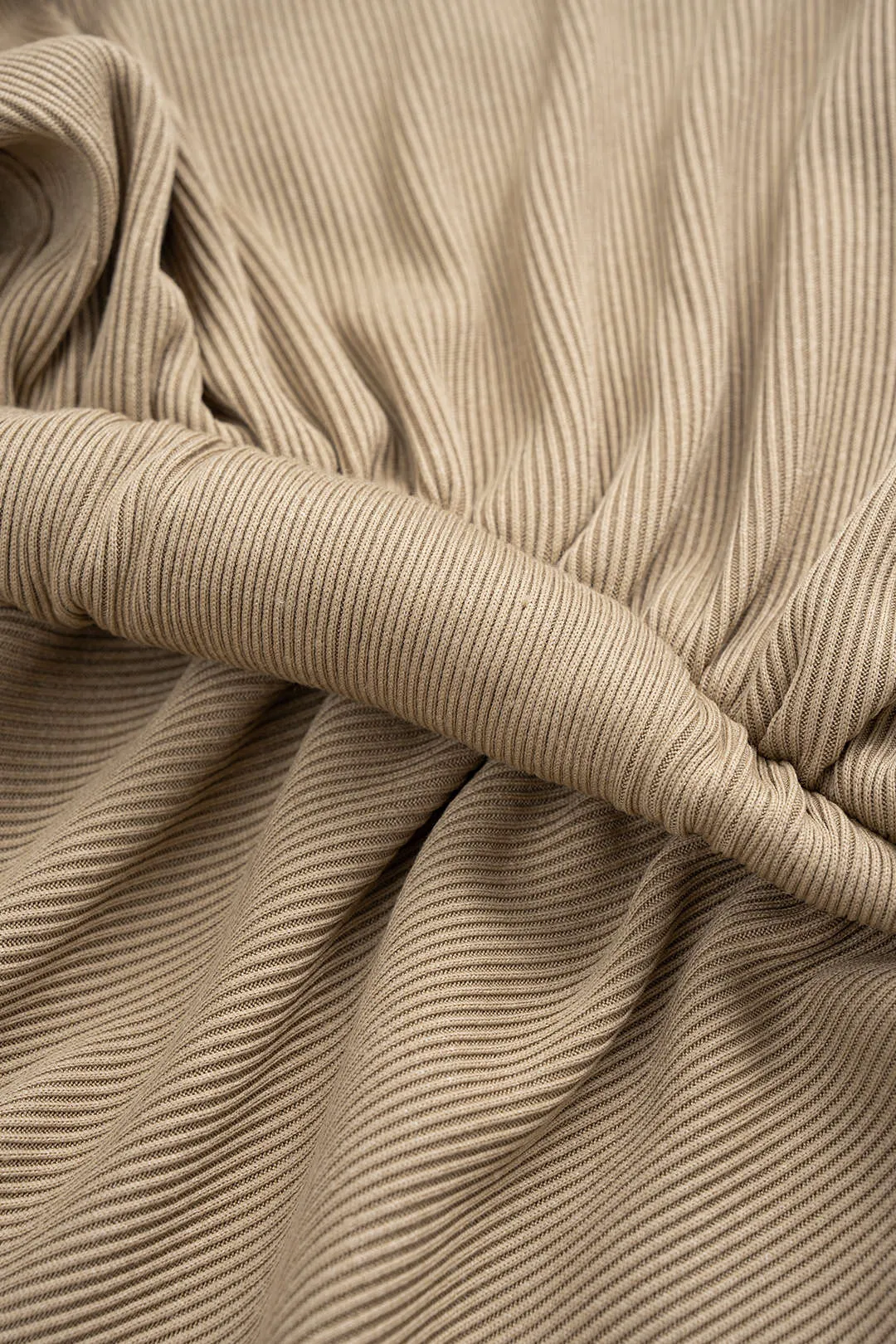 Asymmetrical Ruched Long-Sleeve Top And Maxi Skirt Set sold by Micas product image thumbnail 4