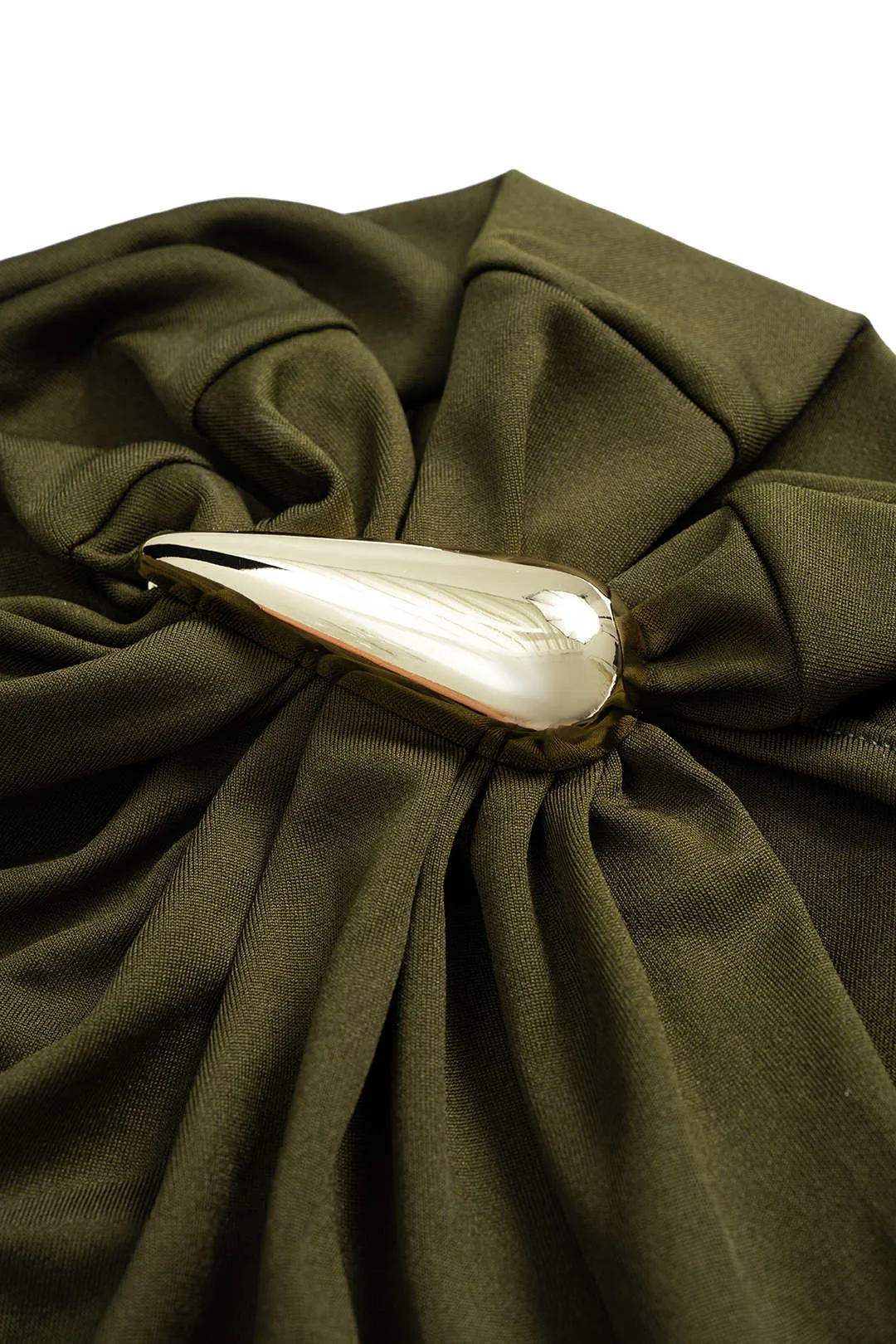 Metallic Ruched Sleeveless Bodysuit sold by Micas product image thumbnail 3