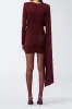 Ruched Long Sleeve Mini Dress sold by Micas