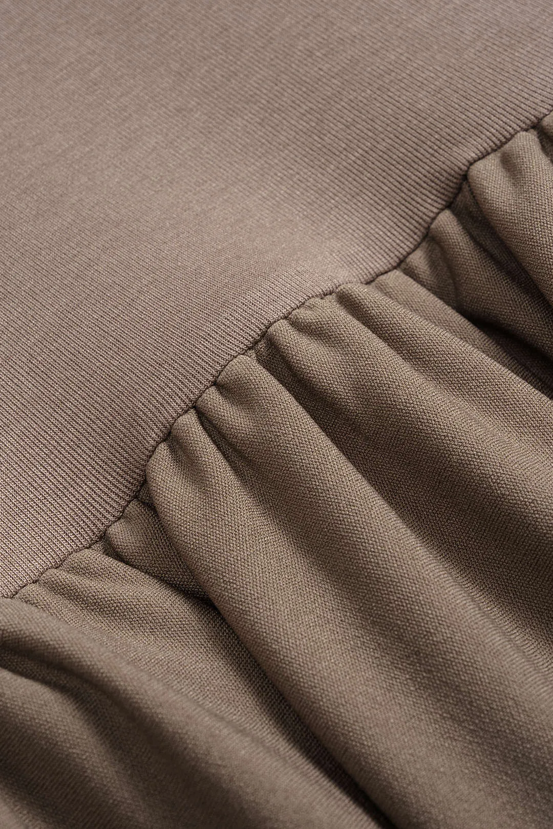 Ruched Asymmetrical Long Sleeve Mini Dress sold by Micas product image thumbnail 3