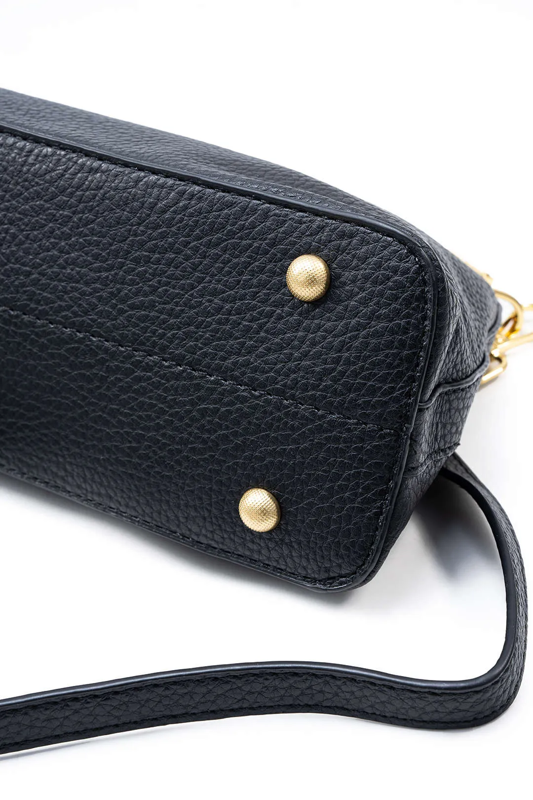 Leather Metal Handle Tote Bag sold by Micas product image thumbnail 3